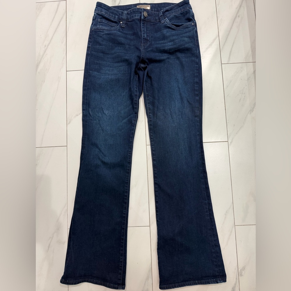 Kut from the Kloth, Natalie Flare Jeans, Dark Wash, Size 8